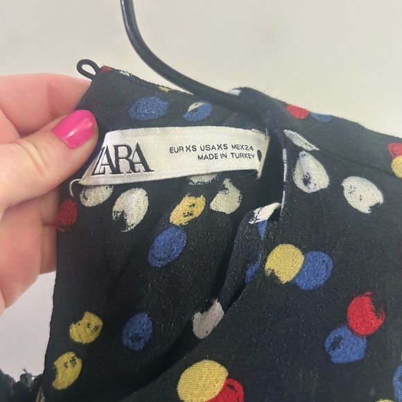 Zara midi dress polka dot XS‎ - Picture 3 of 4